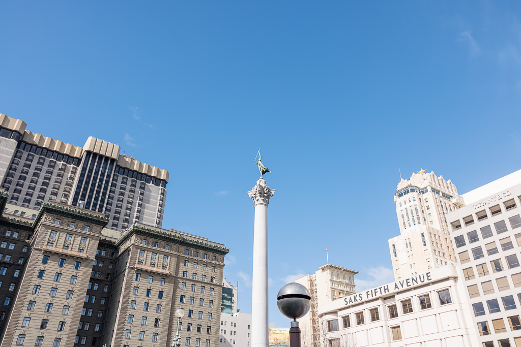 view of the sky and buildings at Union Square