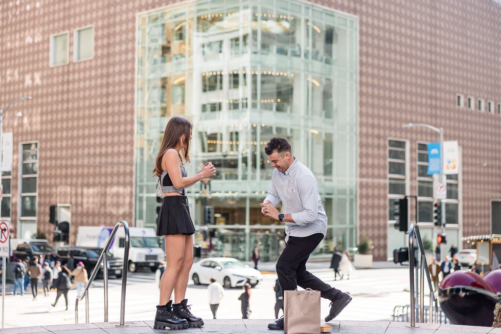 getting down to propose