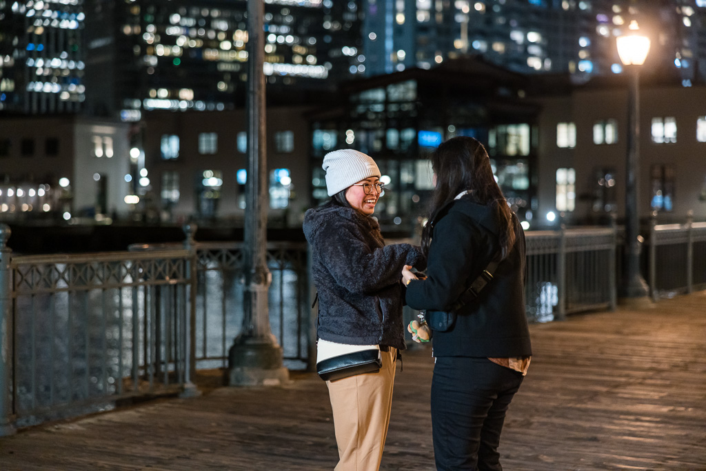 proposal at Pier 7