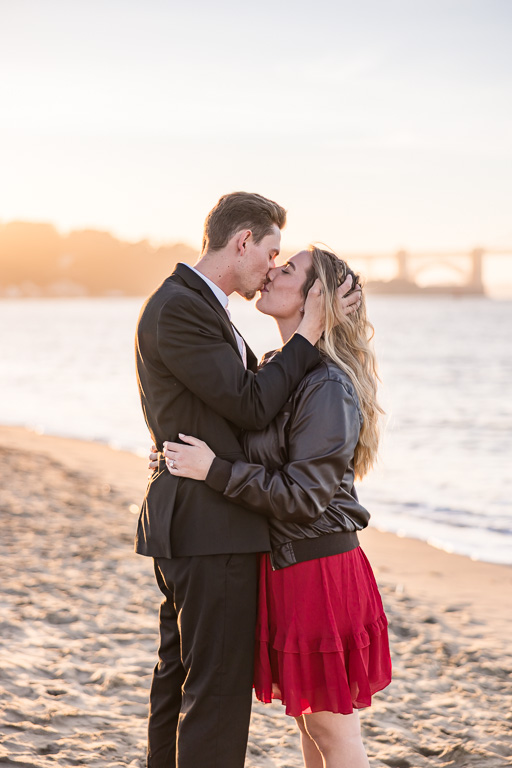 engagement photos at Crissy Field