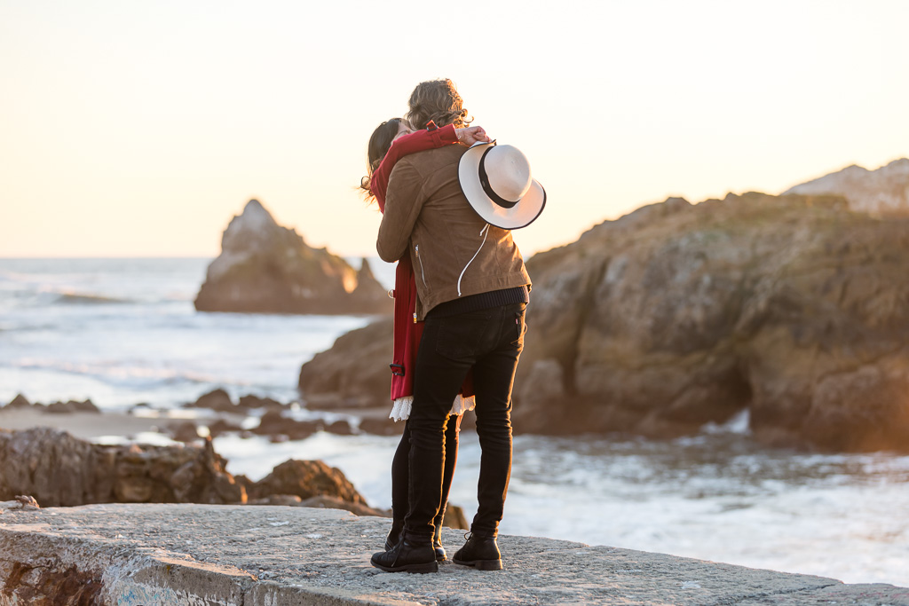 post-proposal hug