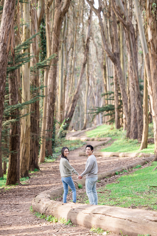 Lovers’ Lane engagement photos