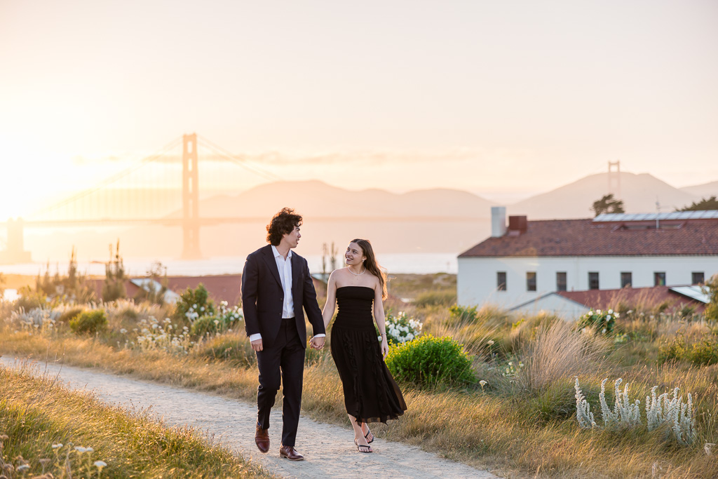 Tunnel Tops engagement photos at sunset