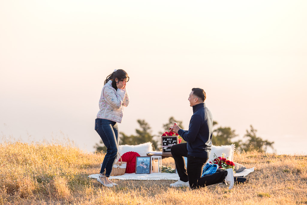 Mt. Tam golden sunset proposal