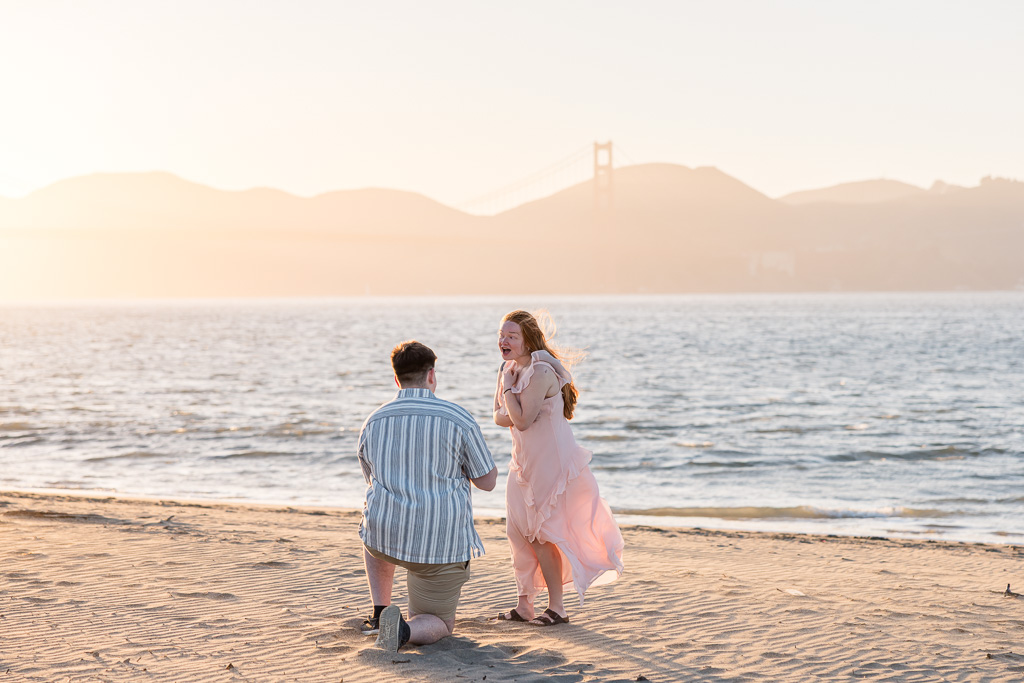 Crissy Field beach sunset proposal