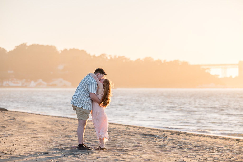 engagement photos on the beach