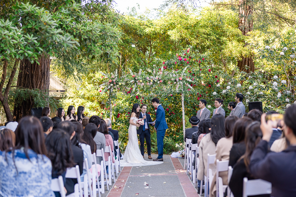 Outdoor Art Club afternoon wedding ceremony