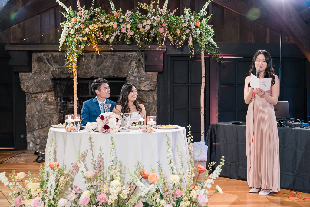 speeches during dinner