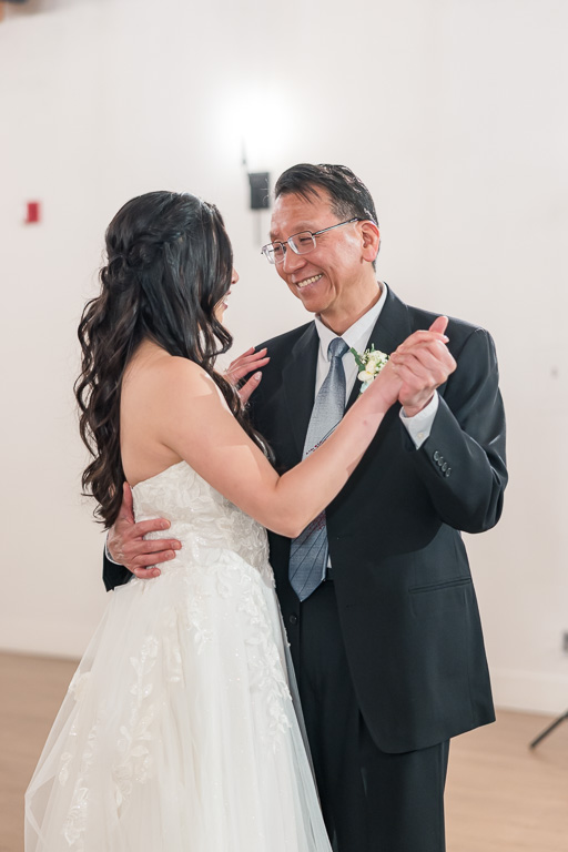 father/daughter dance at Carmel Fields