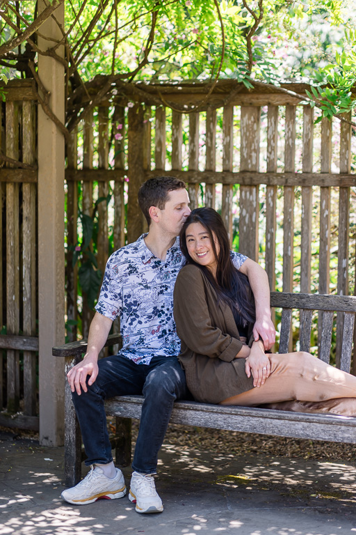 SF Botanical Garden photos in wooden structure