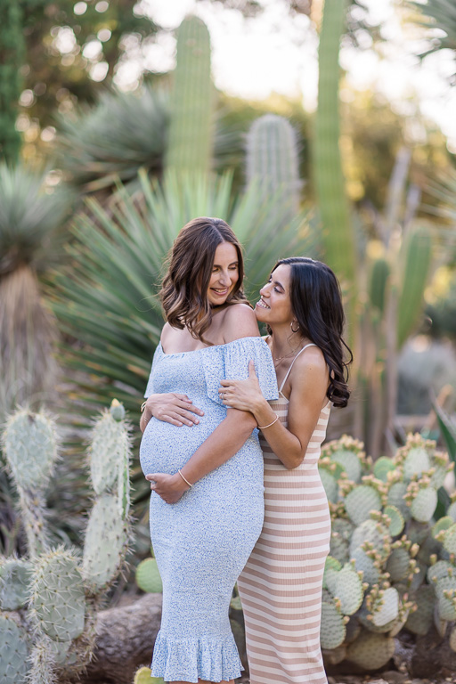 lesbian couple maternity photo shoot