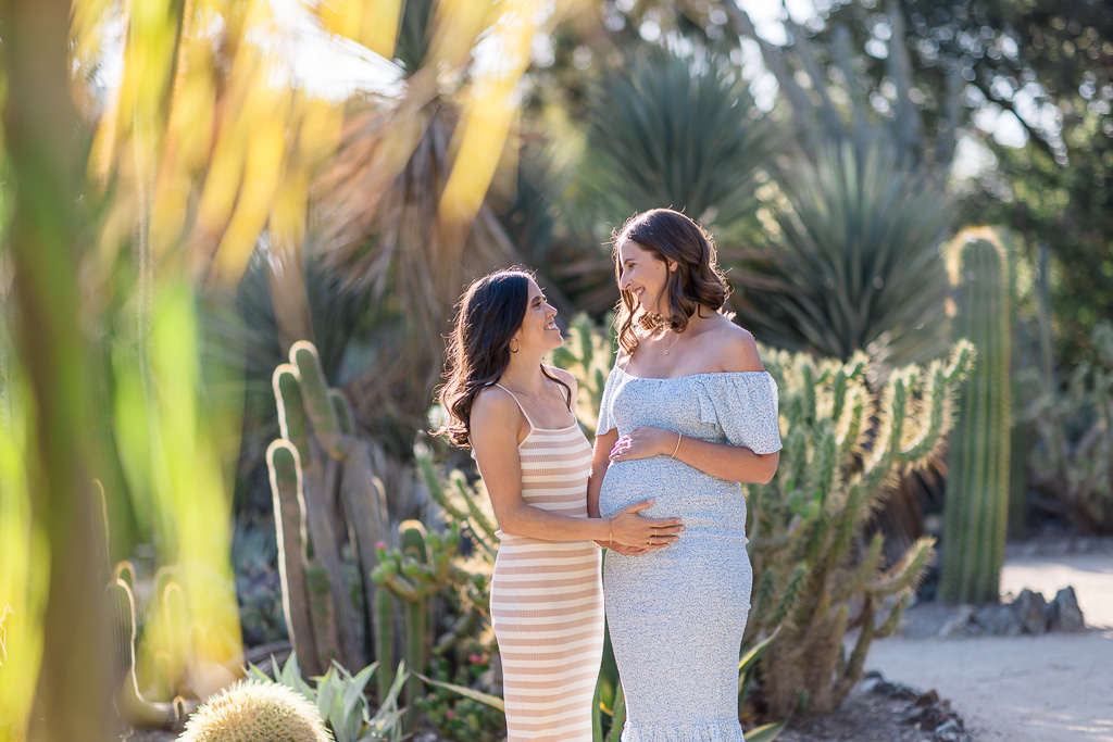 same-sex maternity photo shoot