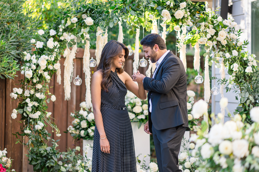 putting on the ring