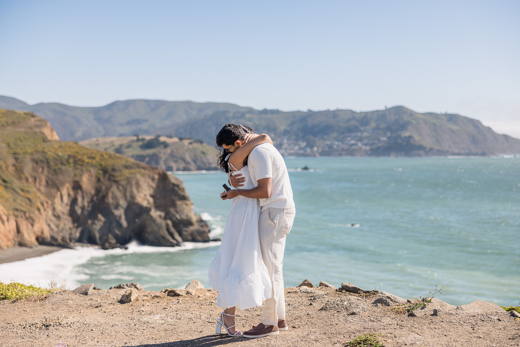 Mori Point emotional surprise proposal