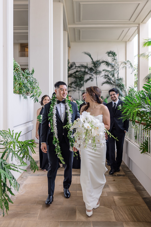 wedding party candid photo