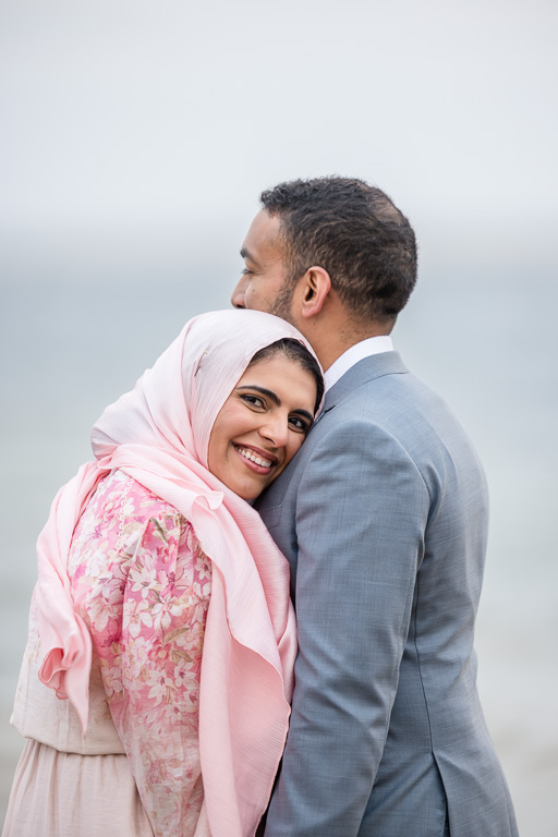 engagement photos with hijab