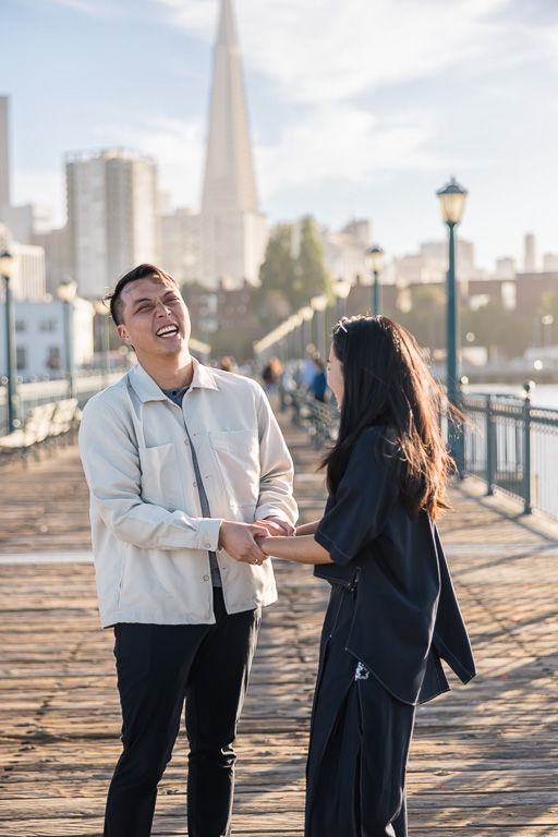 recounting the surprise proposal