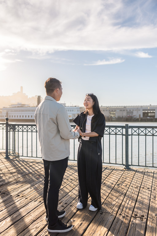 candid moments after marriage proposal