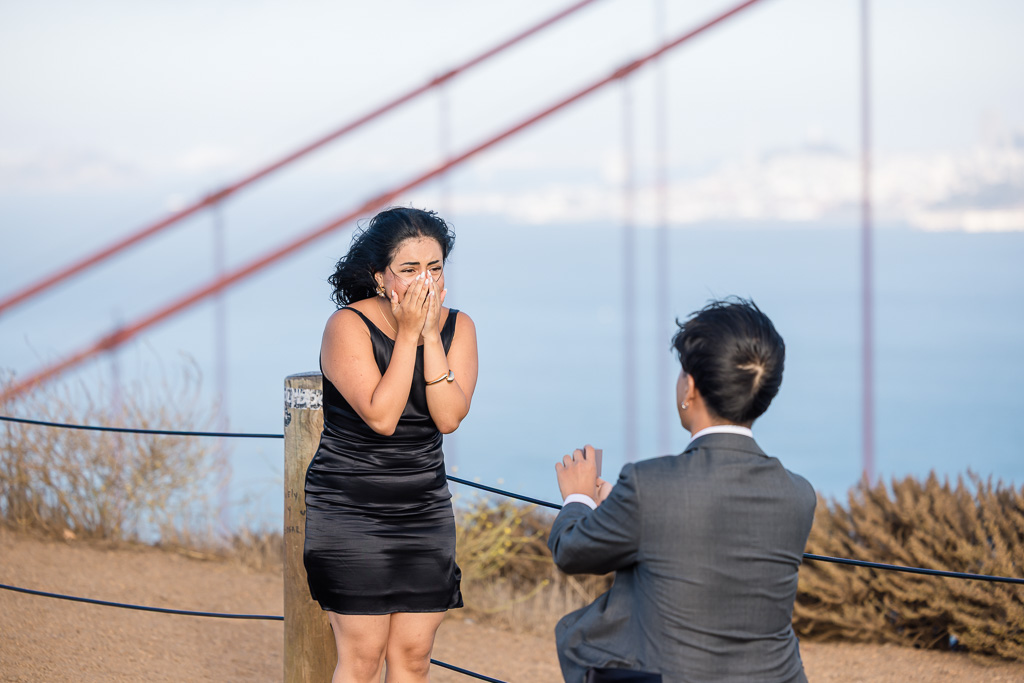perfectly captured reaction to surprise proposal