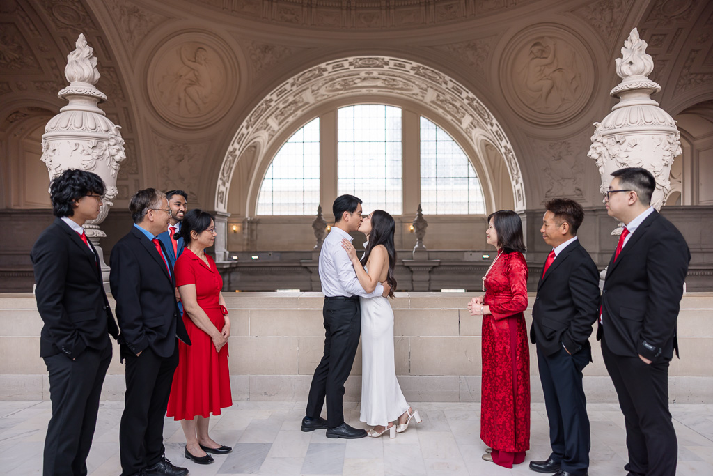 SF City Hall fourth floor balcony private elopement
