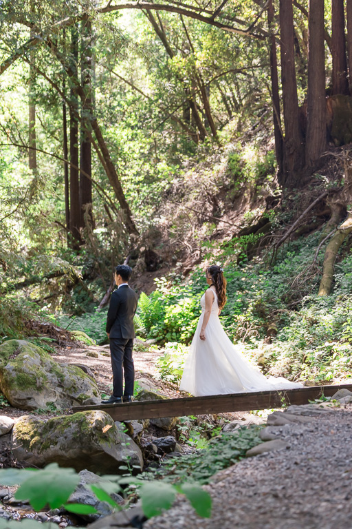 first look on a small footbridge