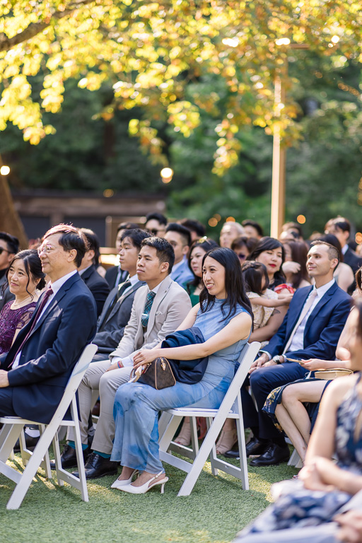 wedding ceremony guests