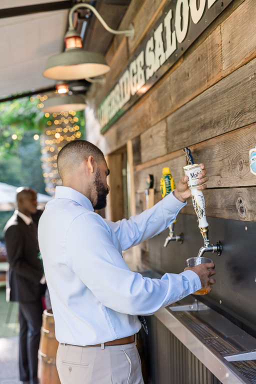 beers on tap at Saratoga Springs
