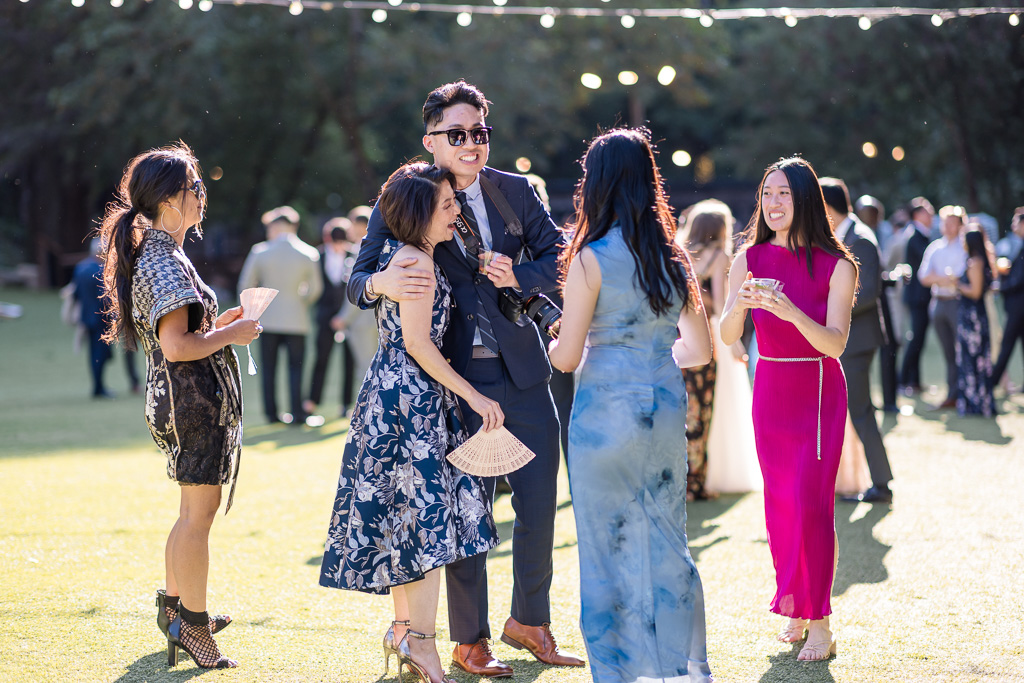 guests enjoying the cocktail hour