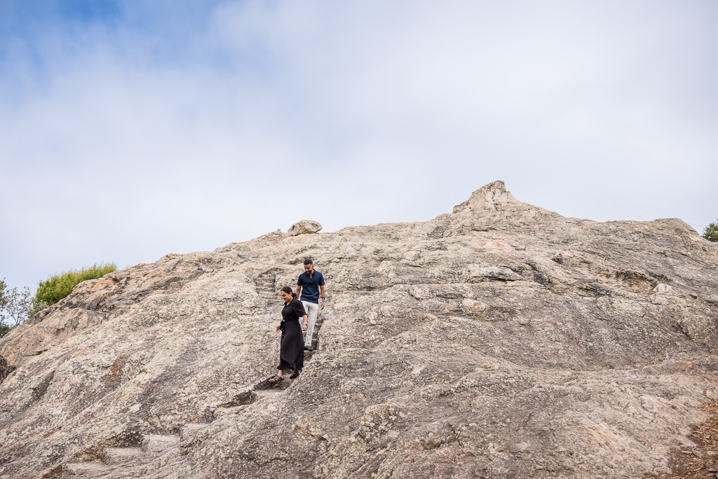 the big rock at Indian Rock Park