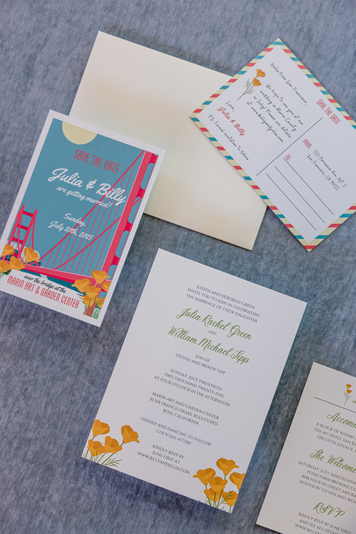 wedding stationery and paper goods