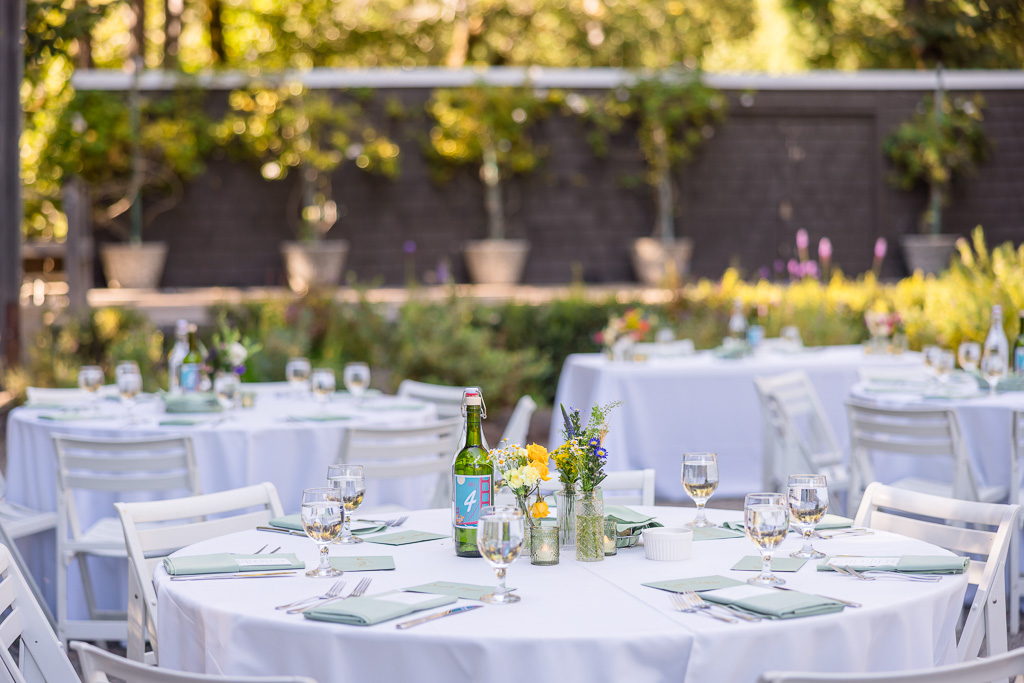 reception setup