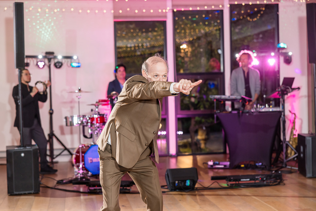 father of the bride signaling the beginning of something different