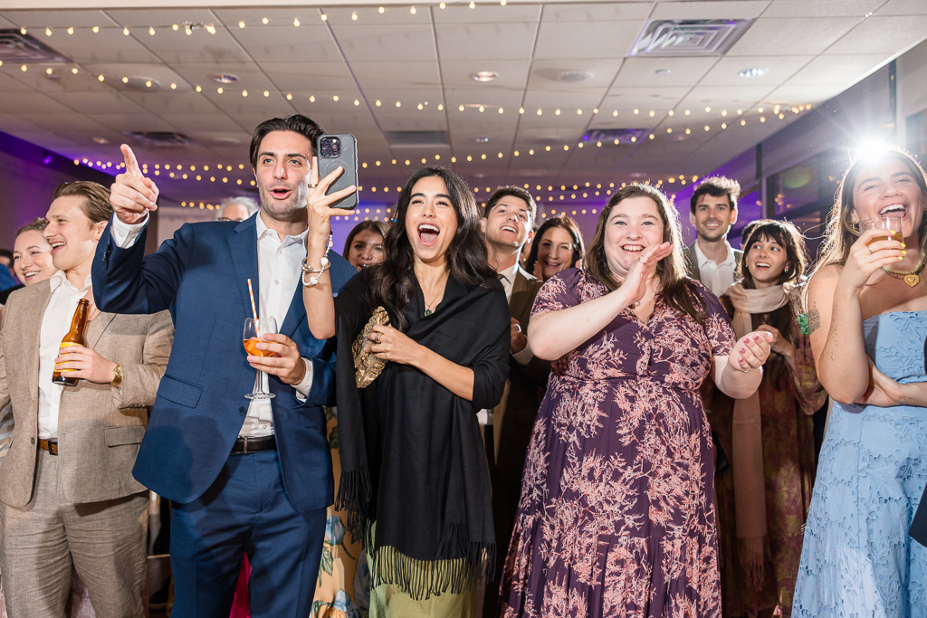guests enjoying the special dance performance