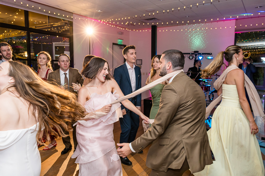 guests on the dance floor
