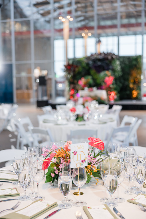 reception table settings