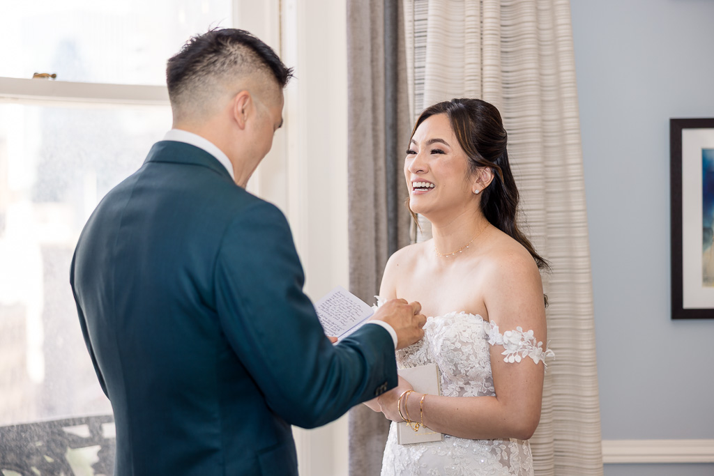 private vows after first look
