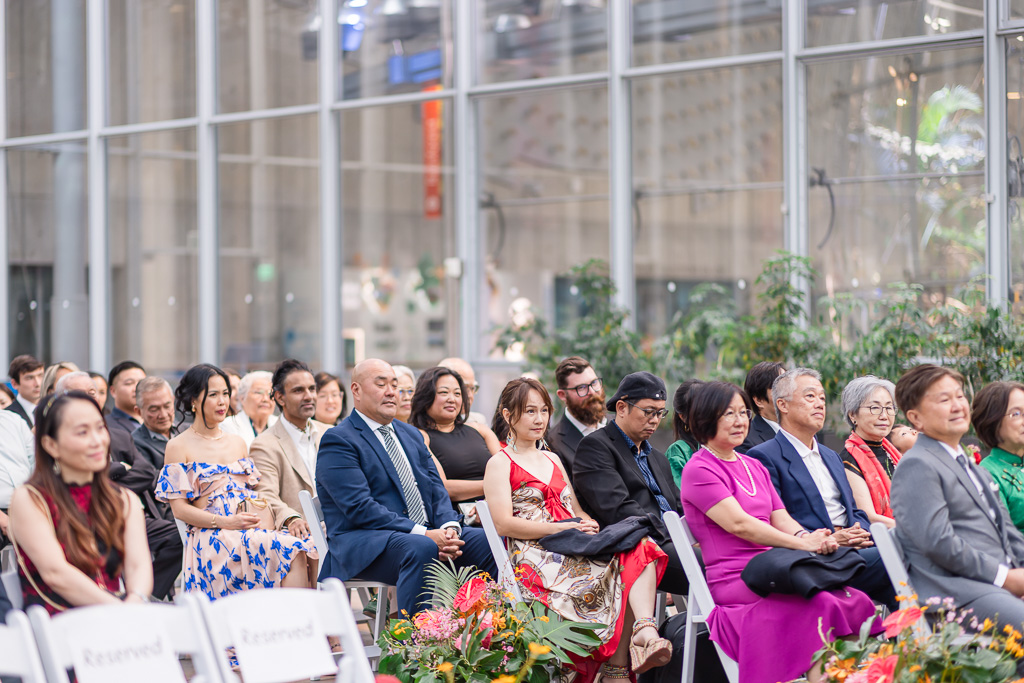 guests seated at Piazza room