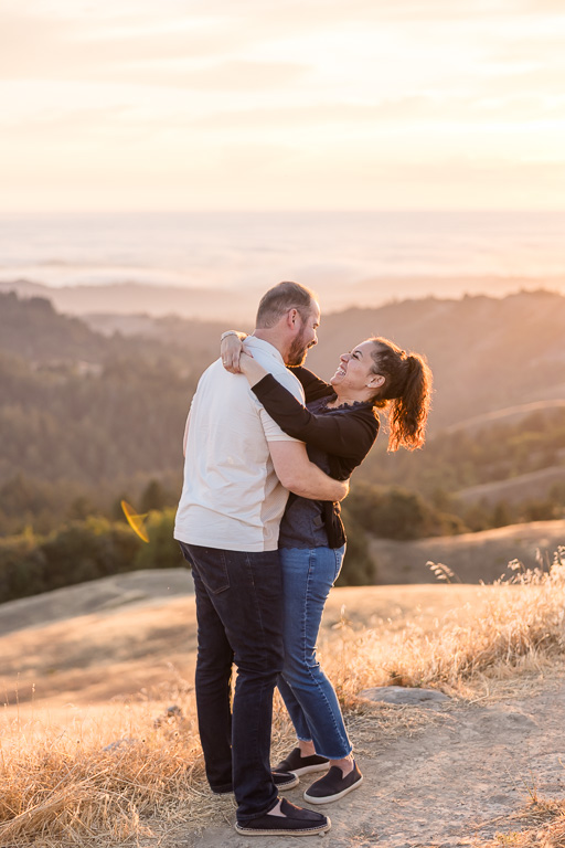 casual engagement photo shoot