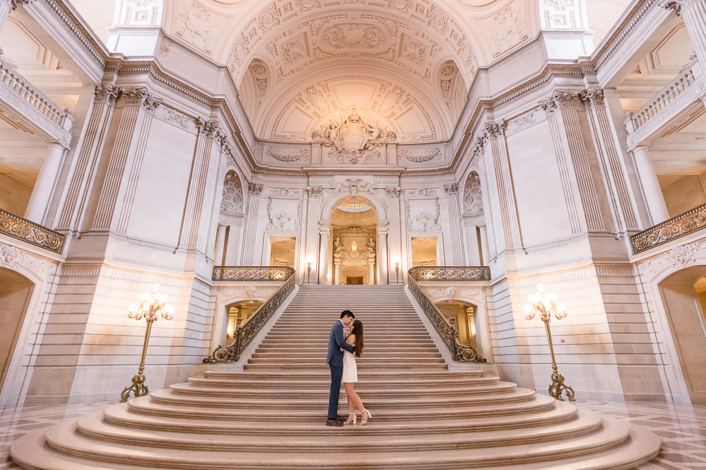San Francisco City Hall grand staircase photo