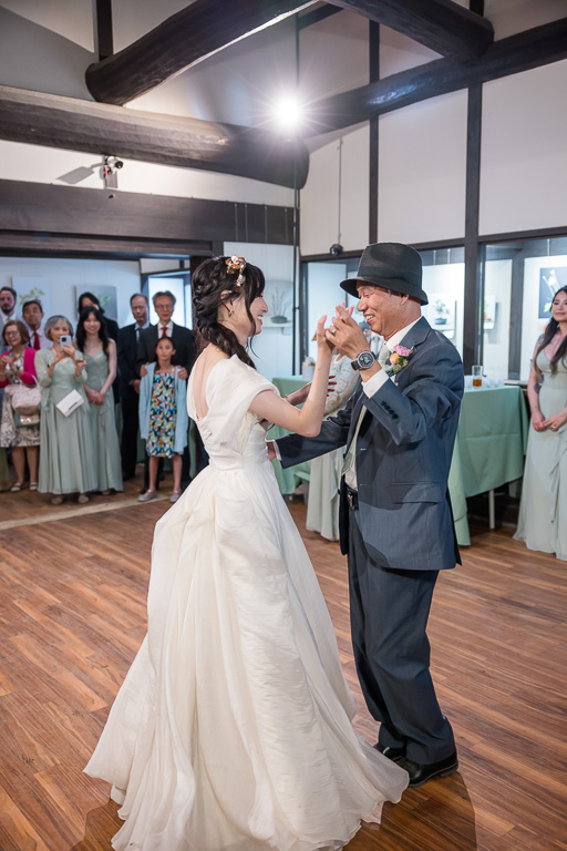 bride dancing with her dad