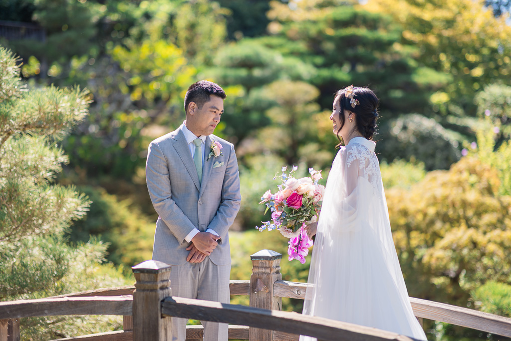 emotional first look moment