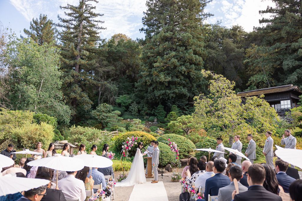 Hakone Gardens outdoor garden wedding