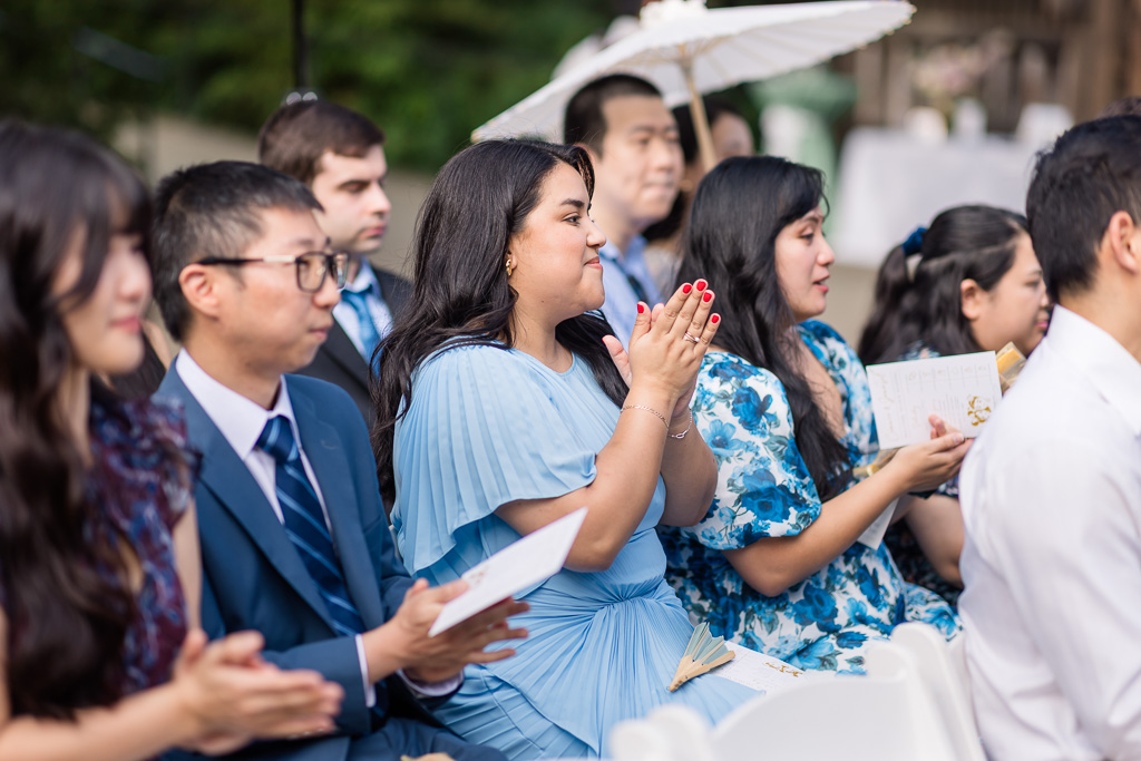 guests at Hakone Gardens wedding