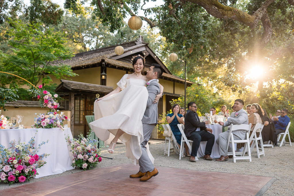 a lift during the first dance