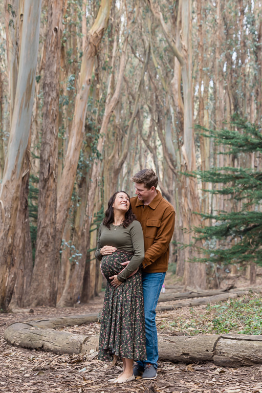 maternity photos at Lovers’ Lane in Presidio