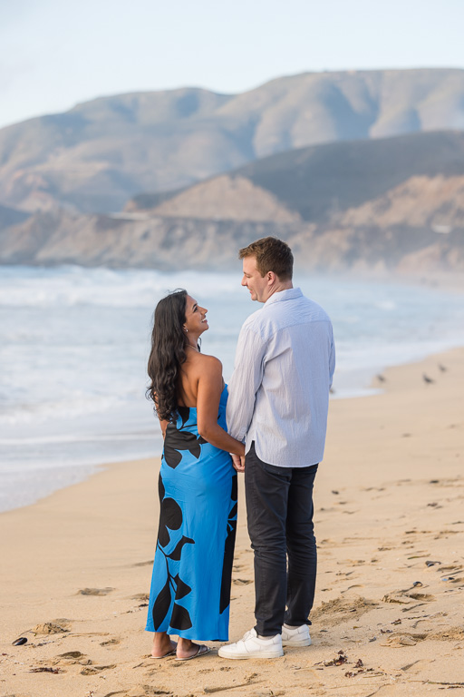 back shot engagement photos