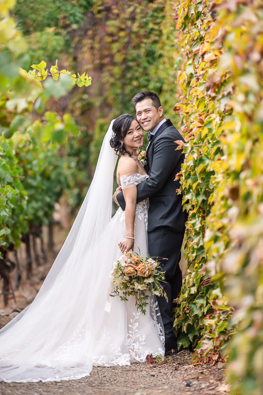 wedding couple portrait