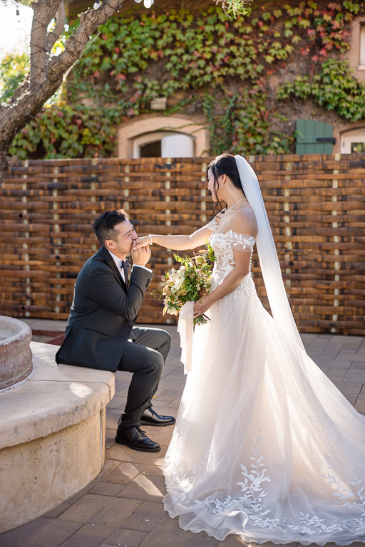photo of wedding couple