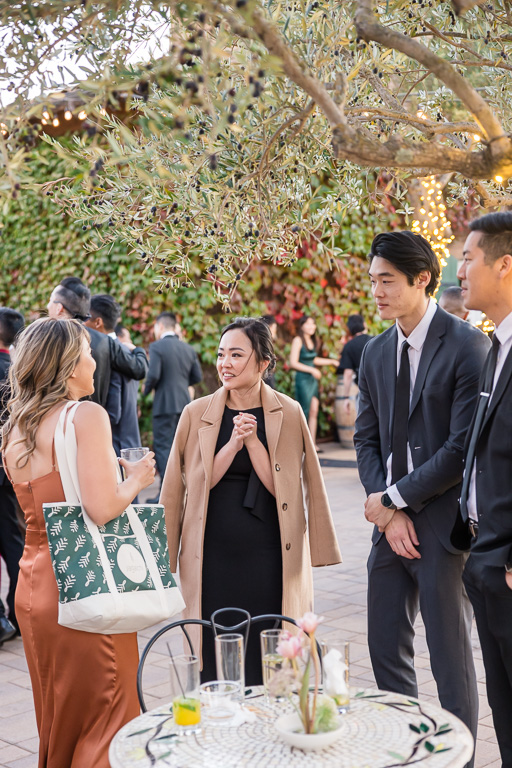 guest candids at cocktail hour