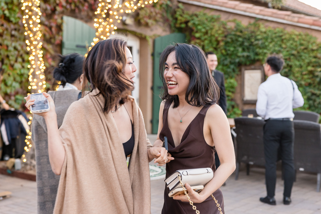 cocktail hour mingling